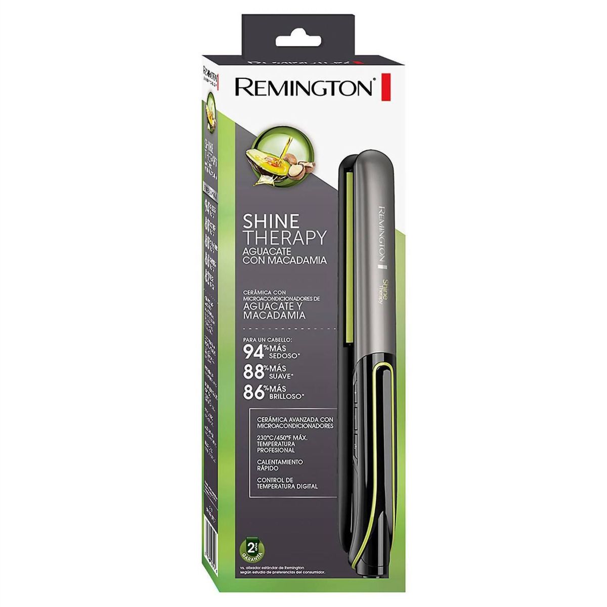REMINGTON - Plancha Para Cabello Remington Aguacate Macadamia_.