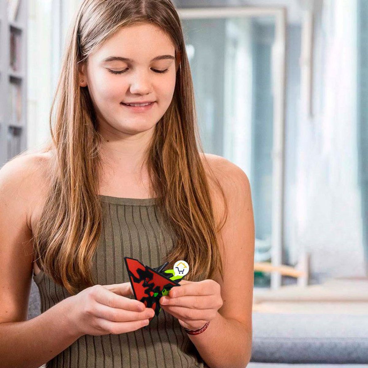 COMPRALOENCASA COM - Cubo Rubik Pirámide Engranaje Rompecabezas Mágico MFG2034