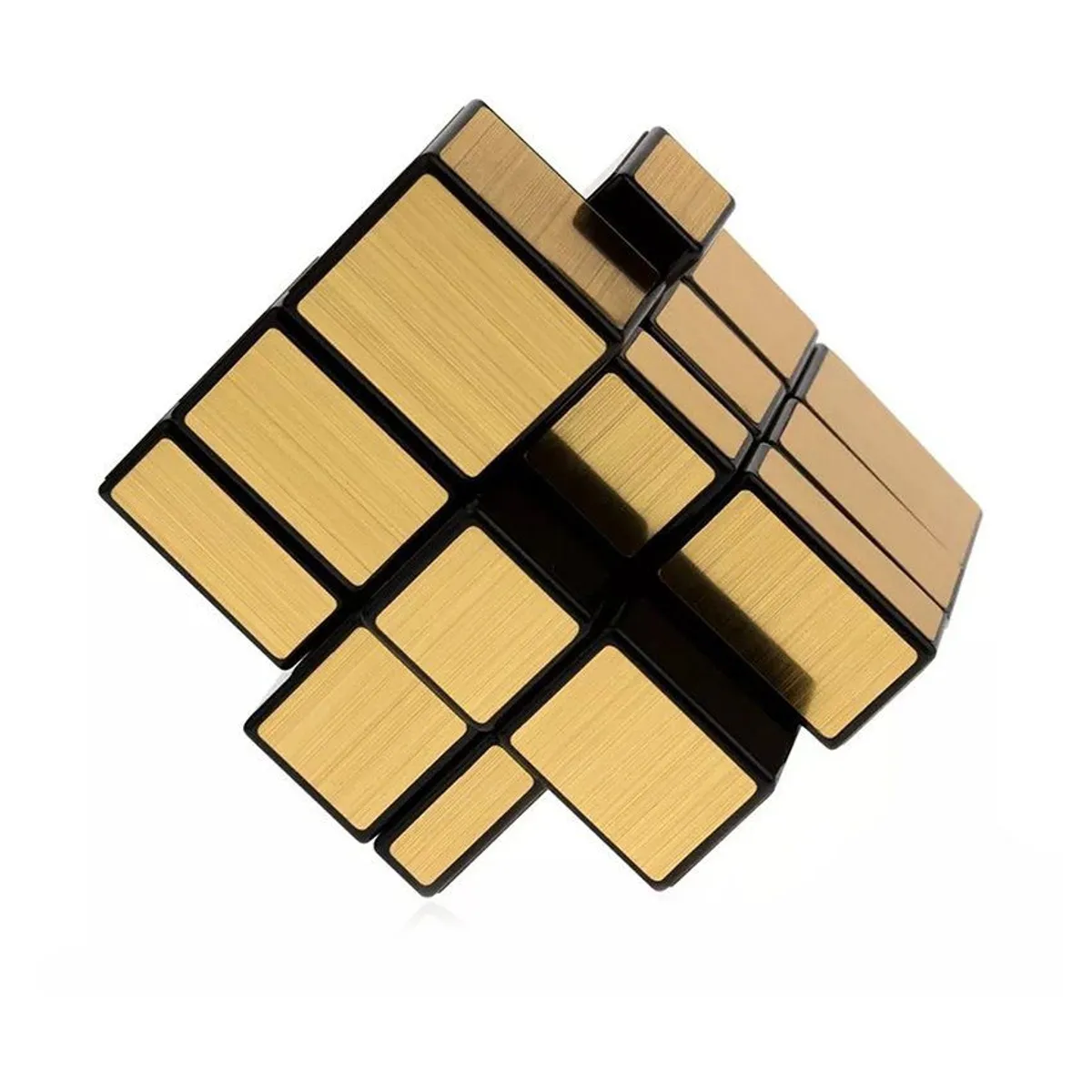 COMPRALOENCASA COM - Cubo Rubik 3D Rompecabezas Mágico Cubo Rubik Mirror Dorado