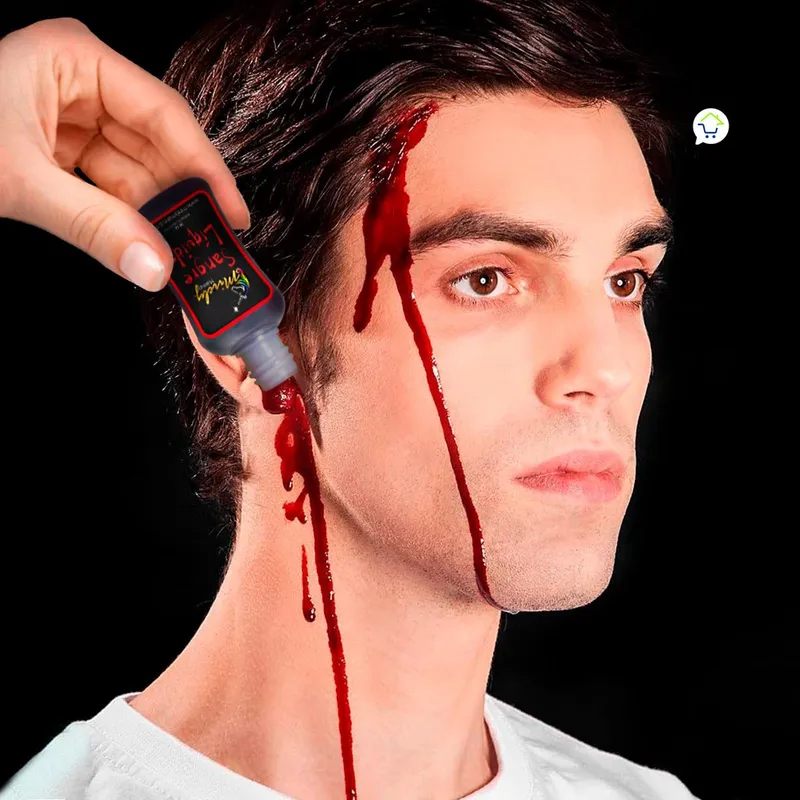 COMPRALOENCASA COM - Sangre falsa x2 comestible chocolate 40ml halloween jp01