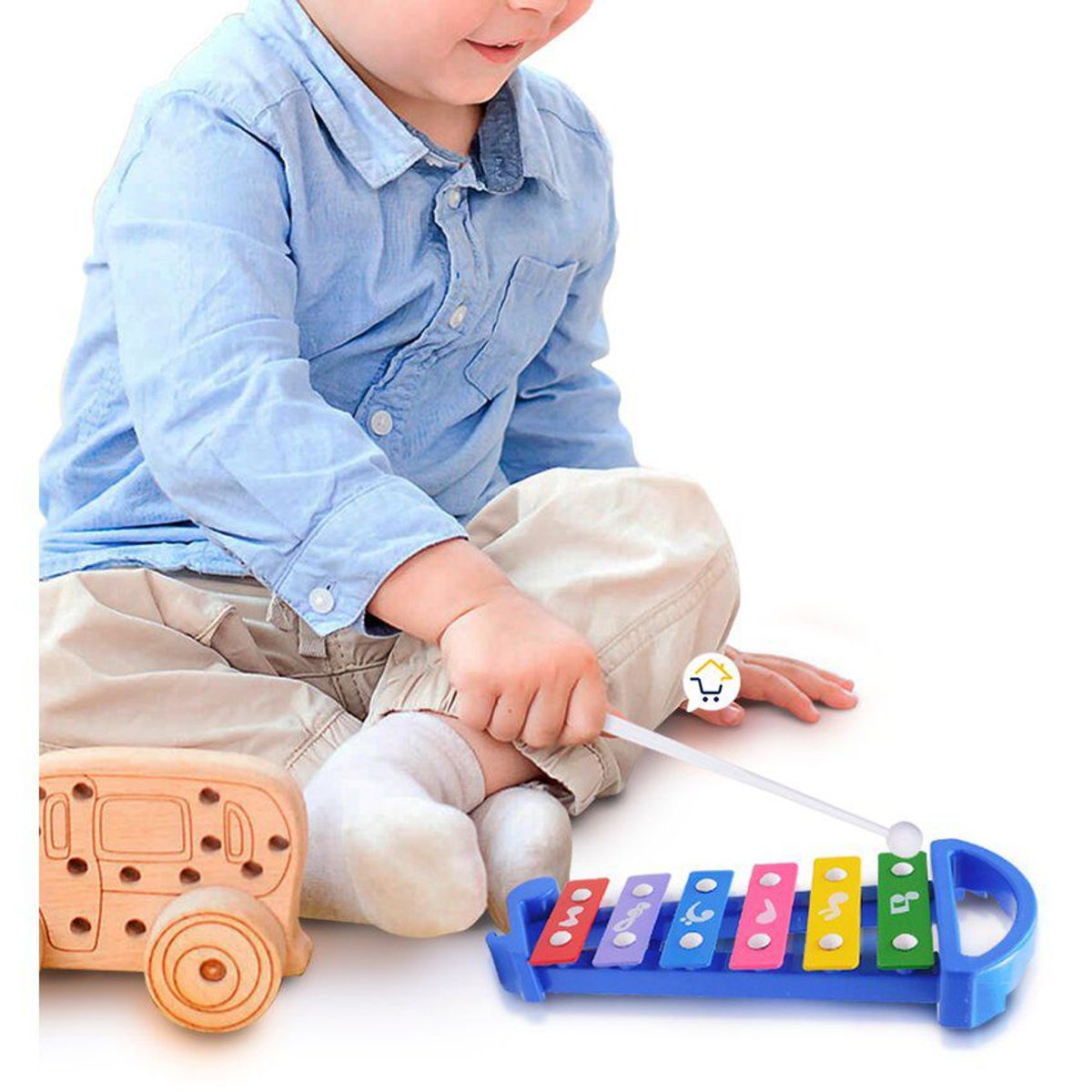 COMPRALOENCASA COM - Xilófono infantil 6 tonos marimba musical niños 321683