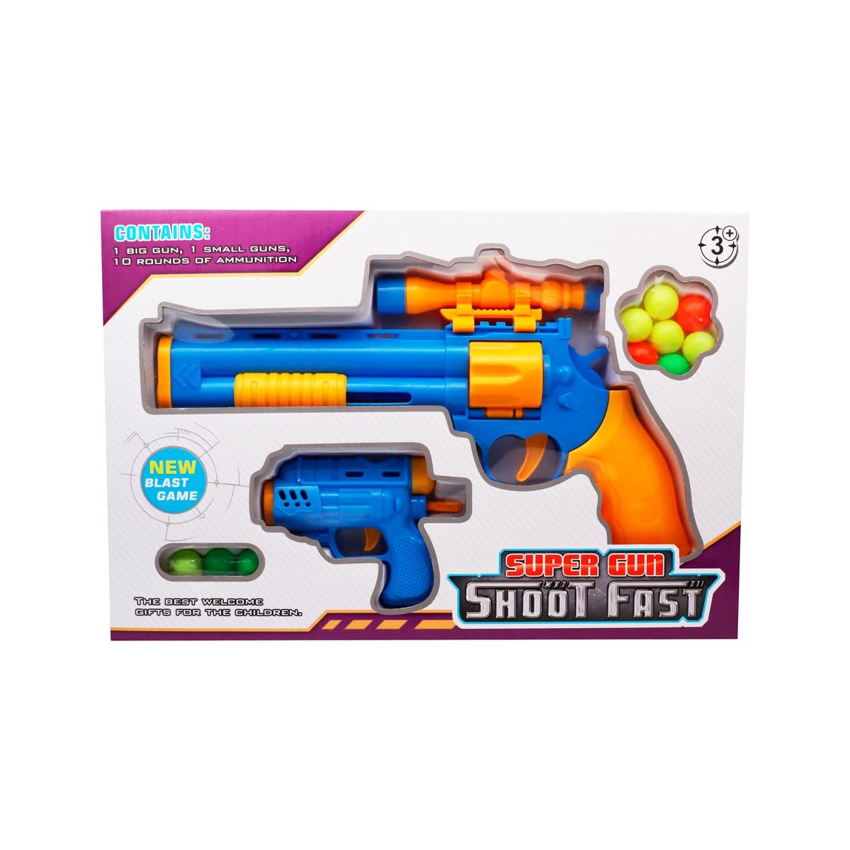 DAYOSHOP - Pistola Lanza Pelotas Juguete Niños Didactico Diversión