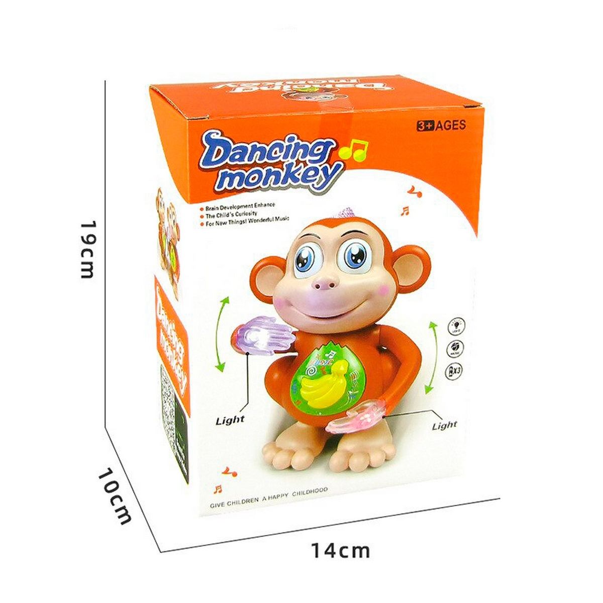 DAYOSHOP - Mono Robot Bailarin Dancing Monkey Luces Sonido