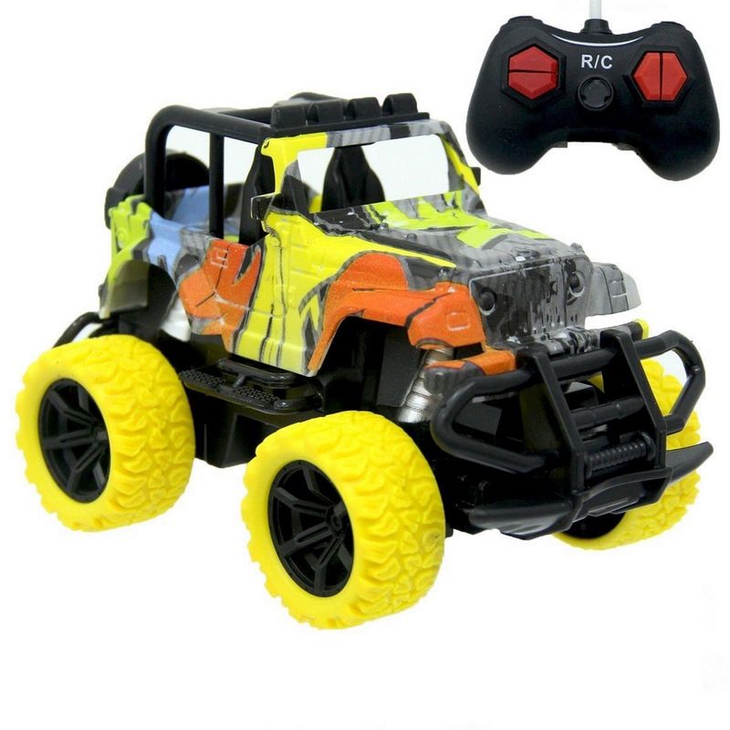 DAYOSHOP - Carro Control Remoto Recargable 4x4 Jeep Juguete