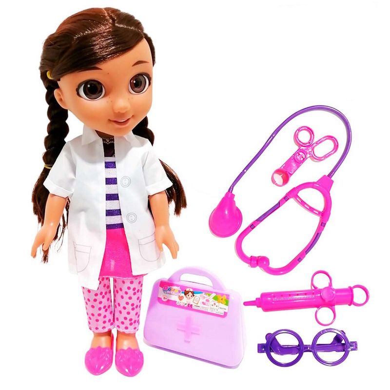 GENERICO - Muñeca Doctora Juguete Sonido Accesorios Niñas Infantil