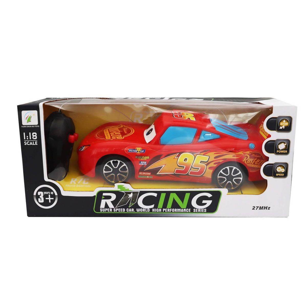 DAYOSHOP - Carro Control Remoto Rayo Mcqueen Cars Juguete