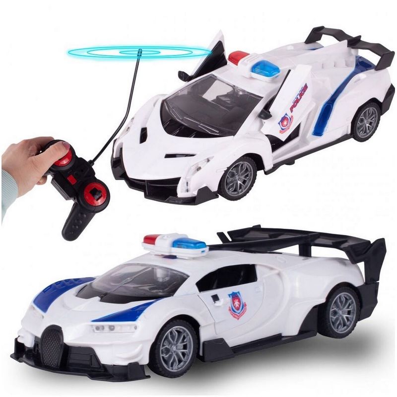 DAYOSHOP - Carro Recargable Policía Control Abre Puerta