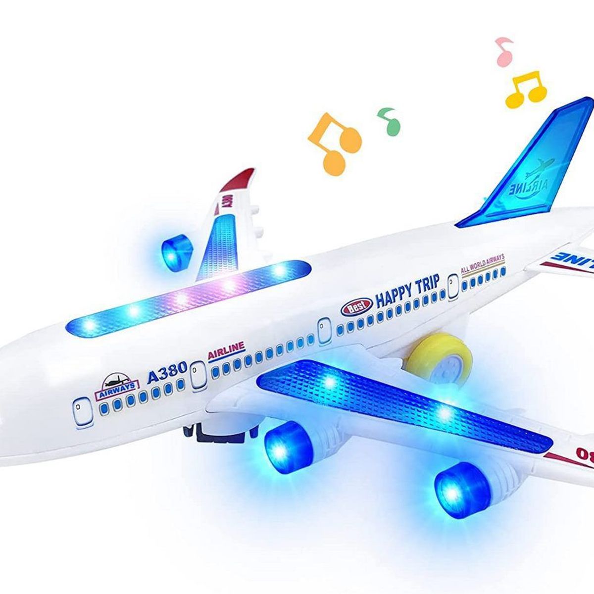 DAYOSHOP - Avión Movimiento Sonido Luces Juguete Niños