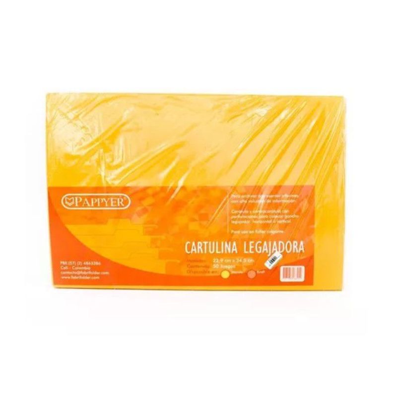 GARABATOS - Cartulina Legajadora X 100 Fabrifolder.