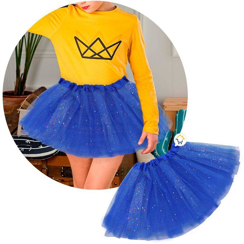 COMPRALOENCASA COM - Tutú Confetti Niñas Colores Falda Ballet Disfraz TUCO01
