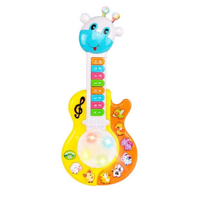 DAYOSHOP - Guitarra Musical Didactica Para Bebe Con Luces Y Sonidos