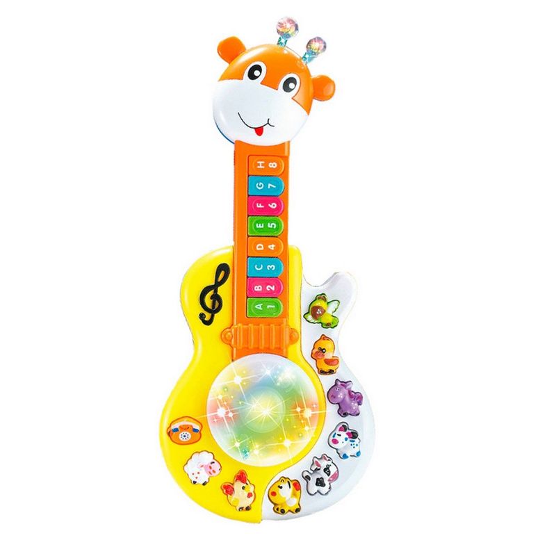 DAYOSHOP - Guitarra Musical Didactica Para Bebe Con Luces Y Sonidos