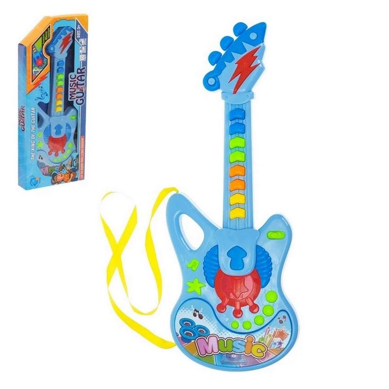 DAYOSHOP - Guitarra Juguete Musical Mágica Luz Sonido Regalo Niñas