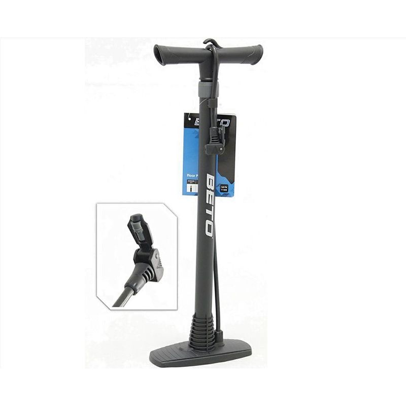 BETO - Inflador Bicicleta Beto Mini Bomba Aire 120psi Con Manometro