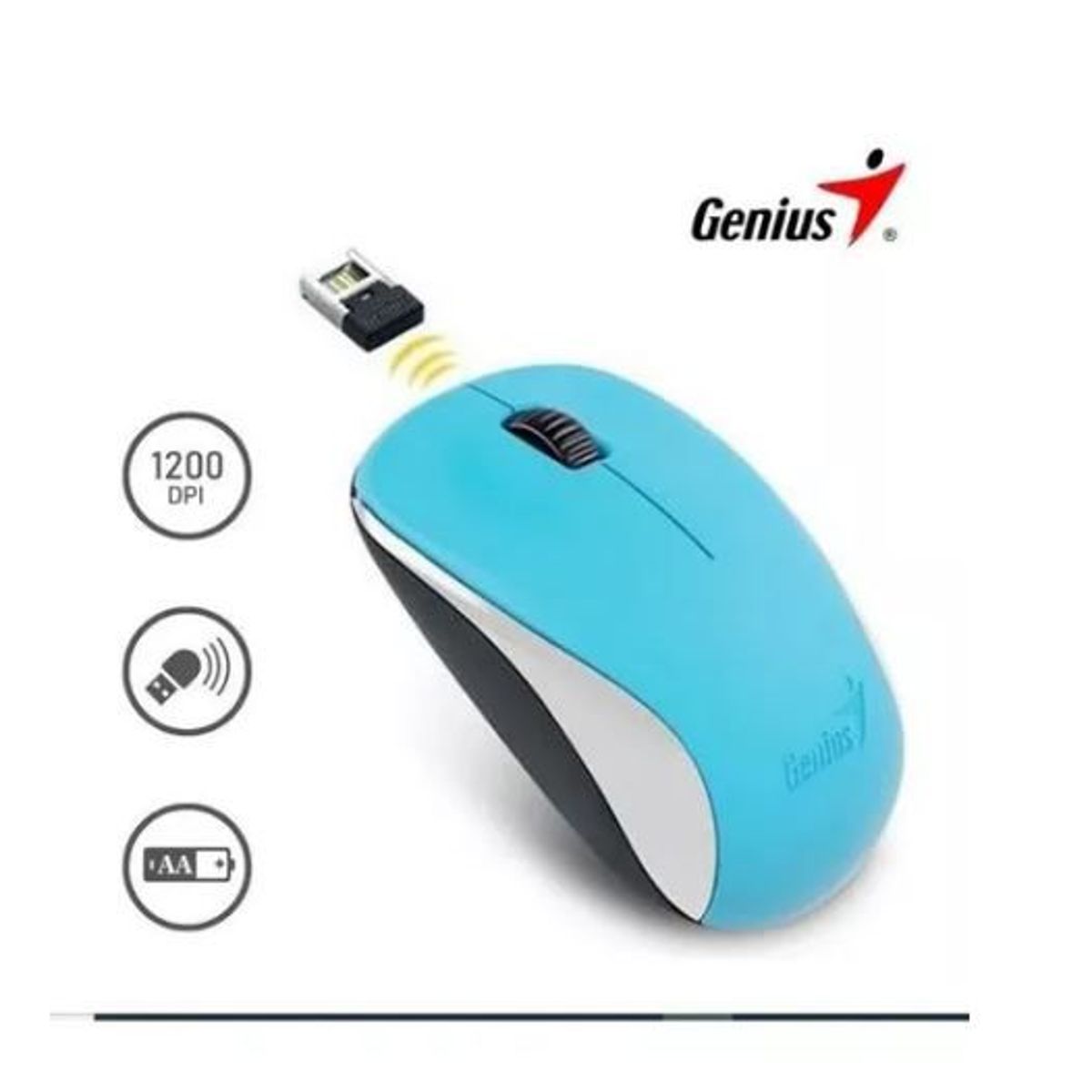GENIUS - Mouse Genius NX-7000 Inalambrico Azul