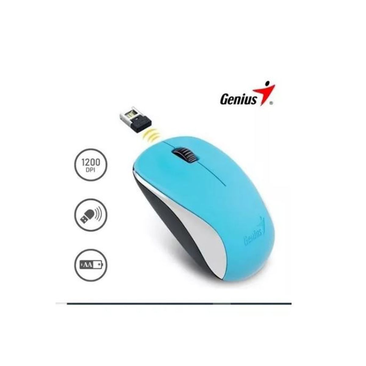GENIUS - Mouse Genius NX-7000 Inalambrico Azul