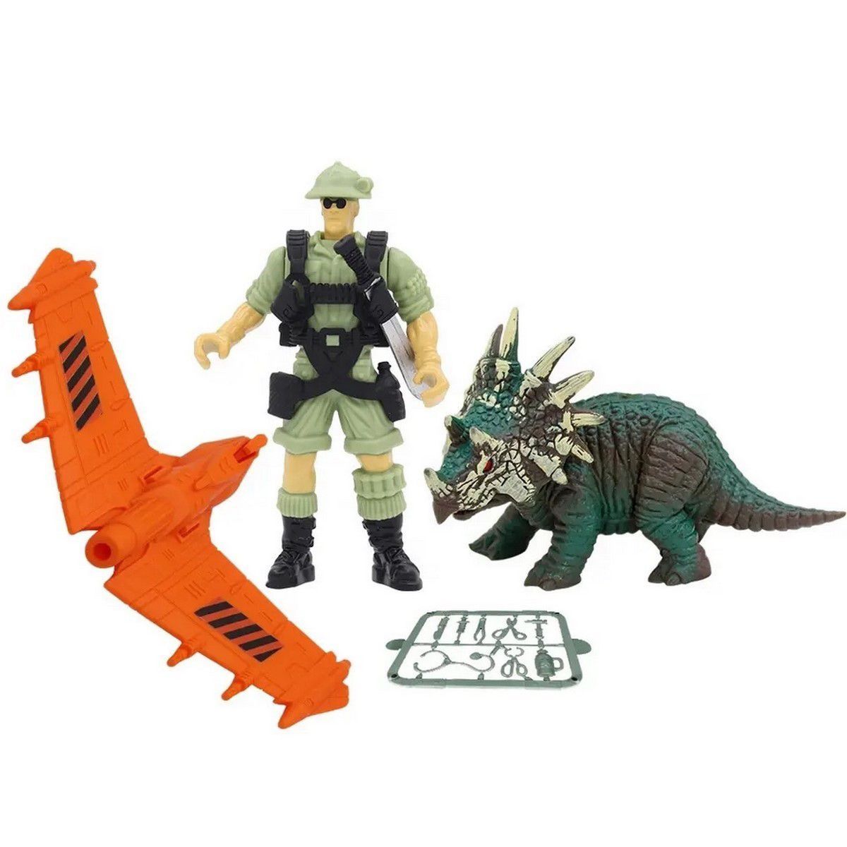 DAYOSHOP - Set Dinosaurio Explorador Juguete Didáctico Colección Niños