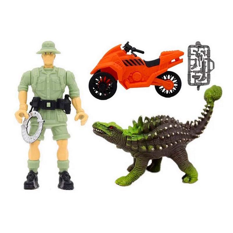 DAYOSHOP - Set Dinosaurio Explorador Juguete Didáctico Colección Niños