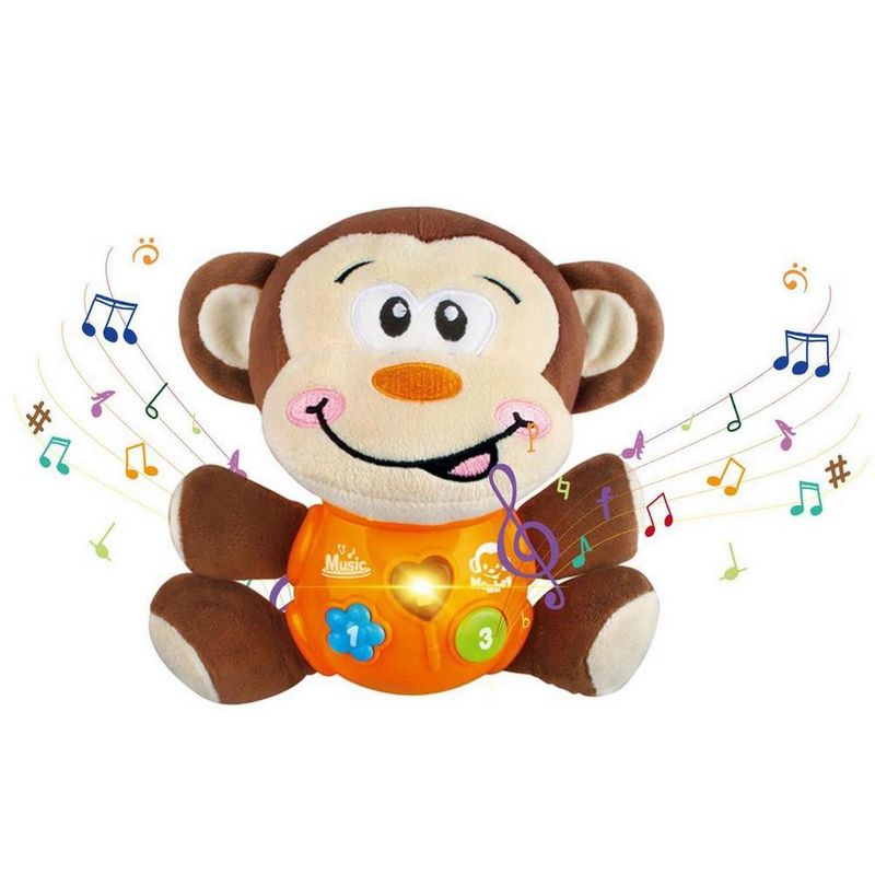 DAYOSHOP - Juguete Mono Didactico Luces Sonido Musical Bebes