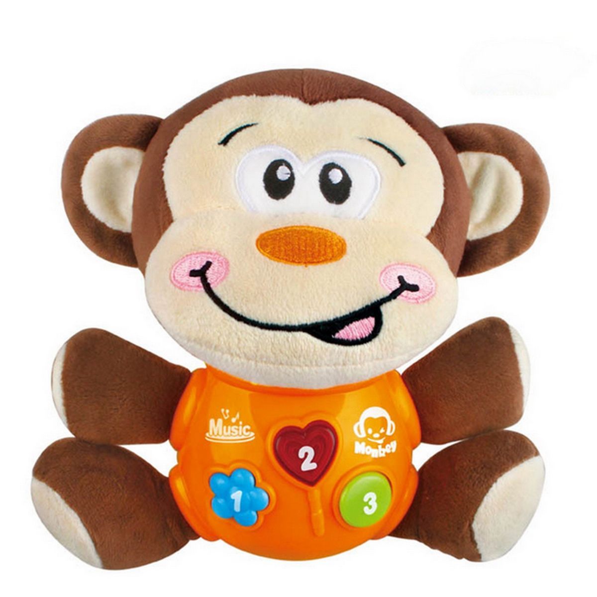 DAYOSHOP - Juguete Mono Didactico Luces Sonido Musical Bebes