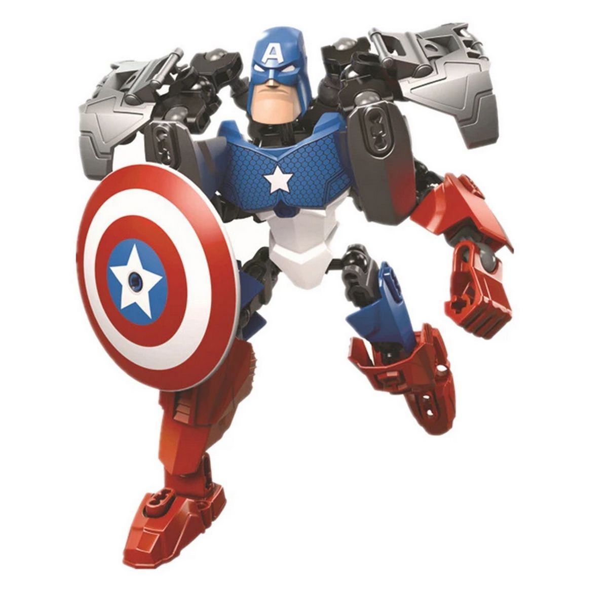 DAYOSHOP - Figura De Acción Capitan America Armable Juguete Colección