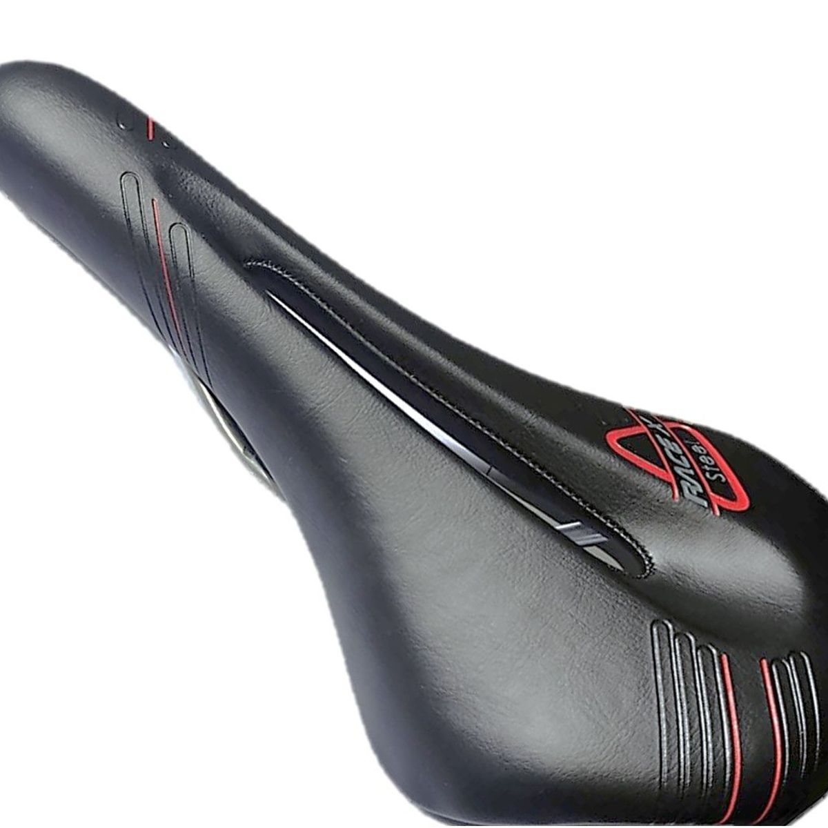 GENERICO - Sillin Bicicleta Ravx Race X Steel Antiprostatico Ruta Mtb