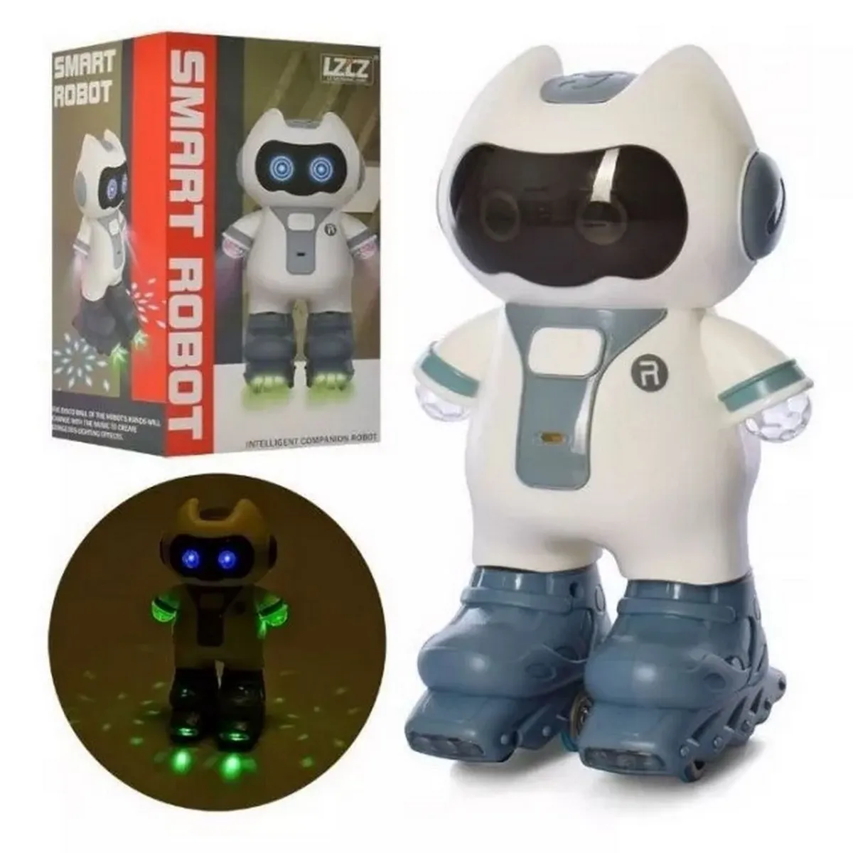 DAYOSHOP - Robot Juguete Musical Luces Baile Niños Juguete