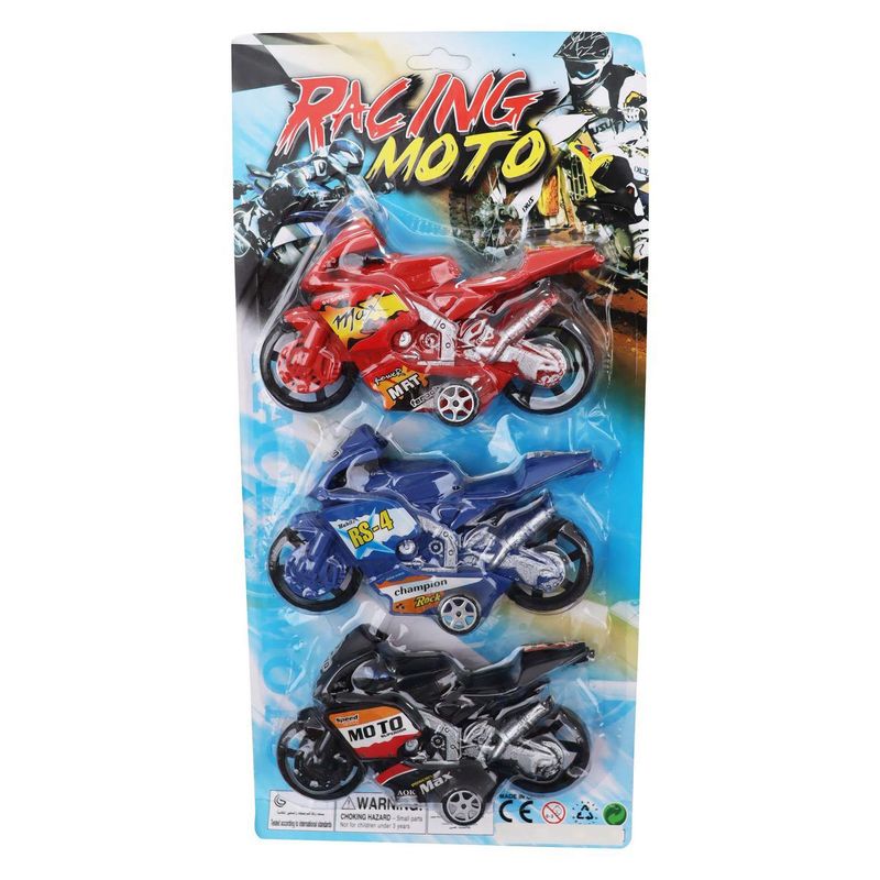 DAYOSHOP - Set Motos De Impulso Juguetes Niños Interactivo