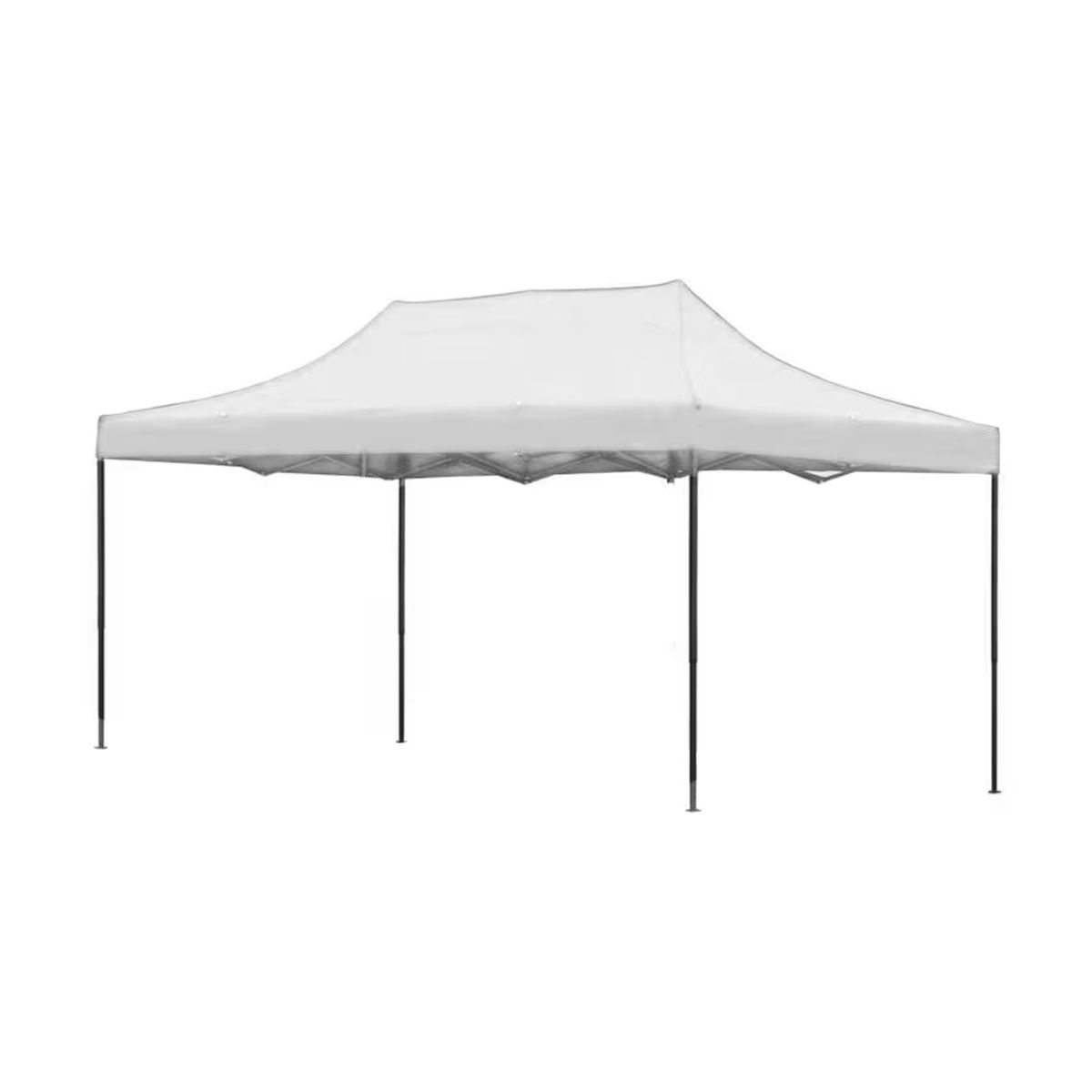 JARDIMEX - ToldoCarpa Plegable Impermeable Estructura Reforzada Blanco