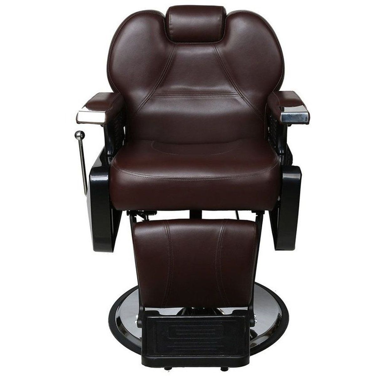 NANOFORT - Sillon de barberia cafe neumatico-