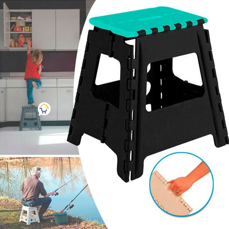 COMPRALOENCASA COM - Silla plegable portátil 150 kg plegable camping cómoda sp01ehl