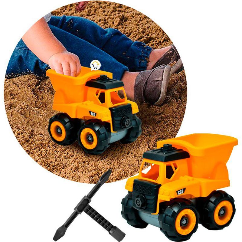 COMPRALOENCASA COM - Volqueta volco construcción juguete desarmable niños pf112