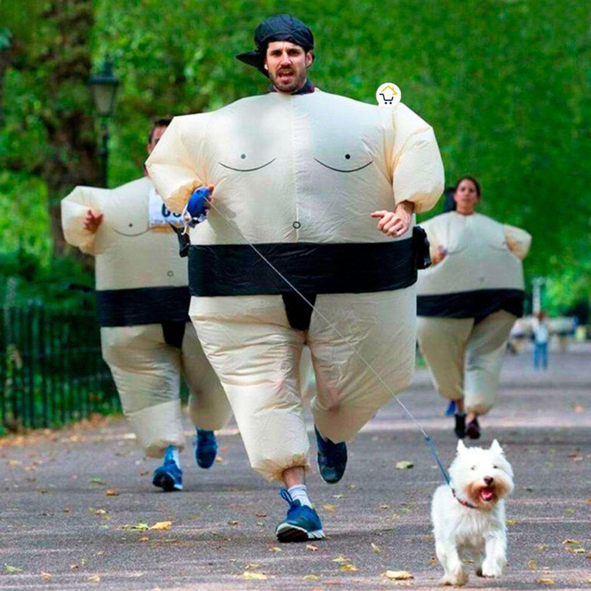 COMPRALOENCASA COM - Disfraz Inflable Sumo Traje Luchador Halloween OF460
