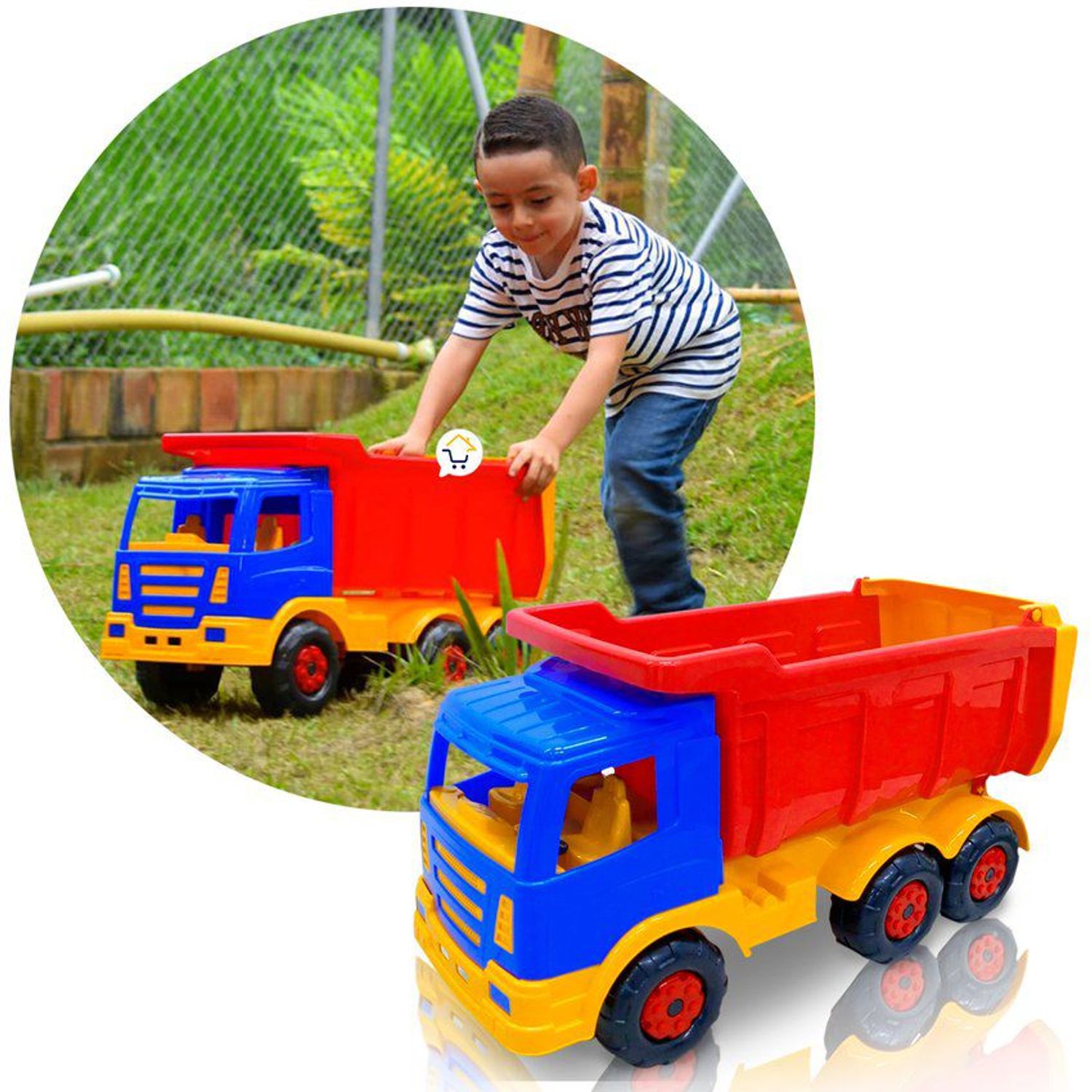 Volqueta juguete montable camión grande construcción pf965