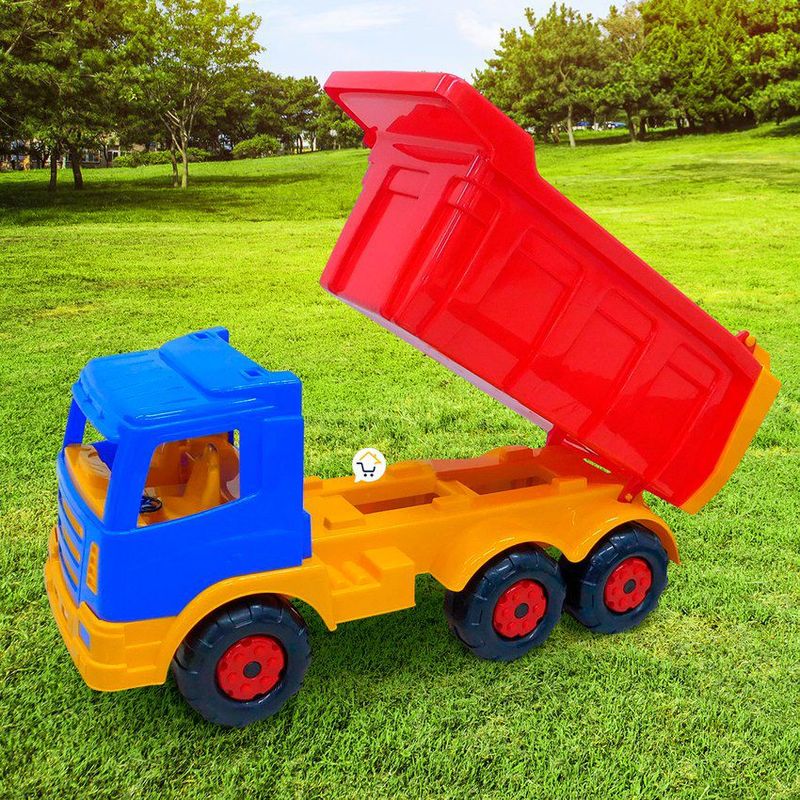 De Volteo Camion De Plastico Grande Para NiÃ±os Volqueta Juguete