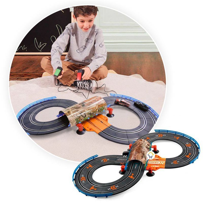 COMPRALOENCASA COM - Pista armable carreras contador 2 controles juguete infantil jj1012