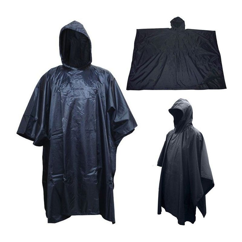 COMPRALOENCASA COM - Impermeable capucha tipo capa poncho adultos protección lluvia f entero.