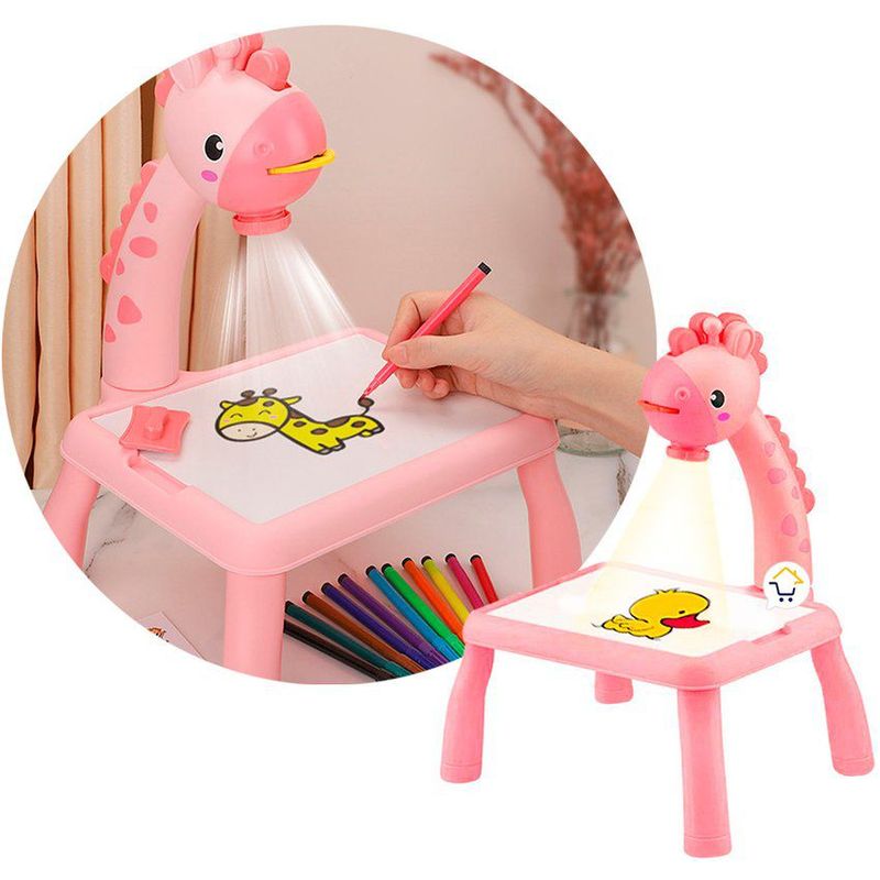 COMPRALOENCASA COM - Mesa de dibujo proyector infantil didáctico tablero juguete th6688RO