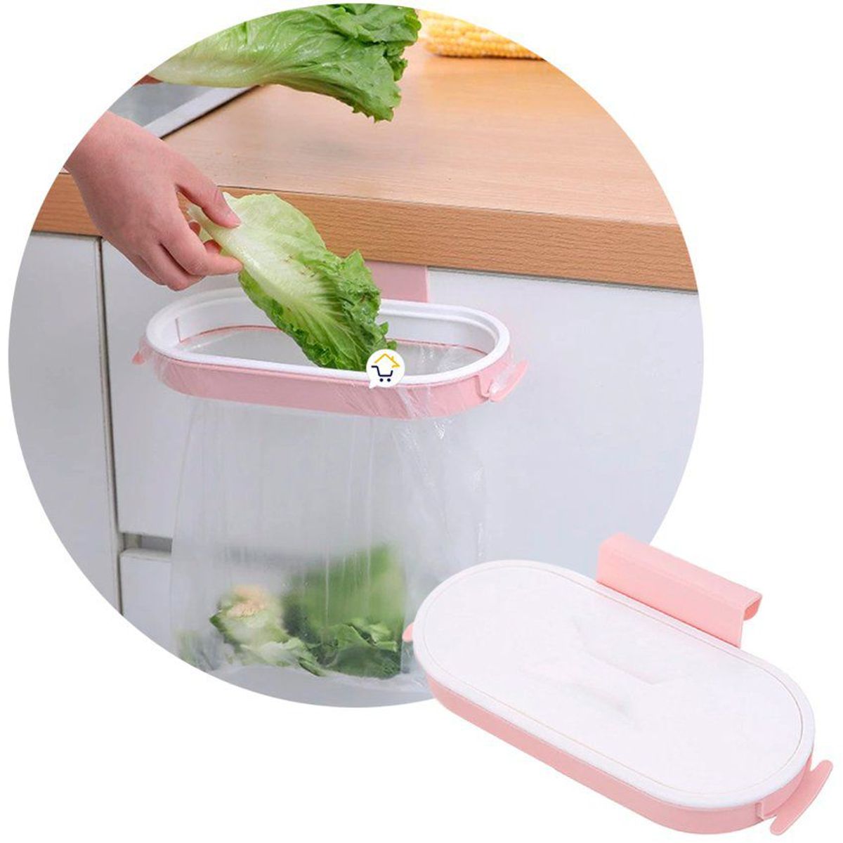 COMPRALOENCASA COM - Porta bolsas para puerta soporte bolsa basura multiusos cocina 22035