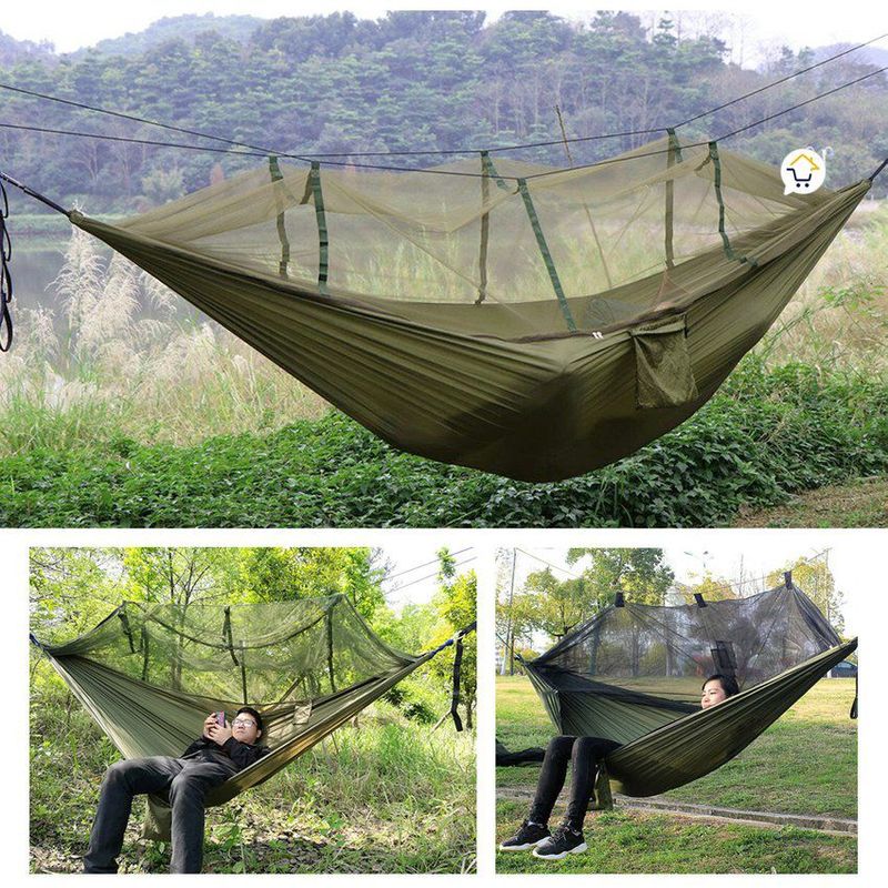 GENERICO - Hamaca toldillo mosquitero portátil campamento viaje mj-527