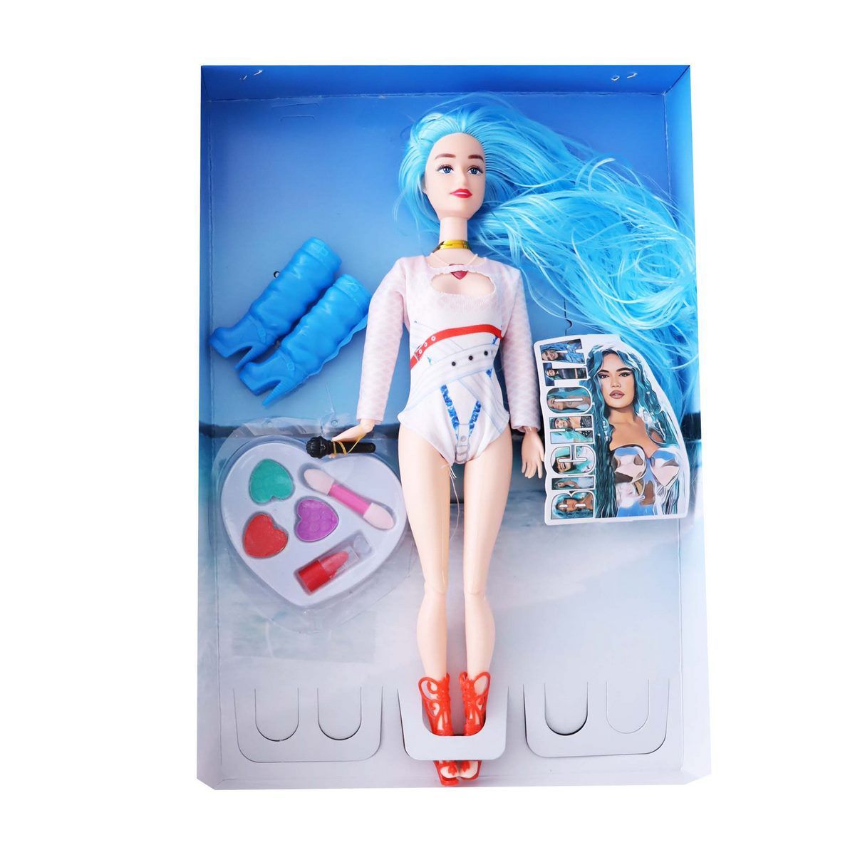 GENERICO - Muñeca Karol G La Bichota Musica Vestido Canta