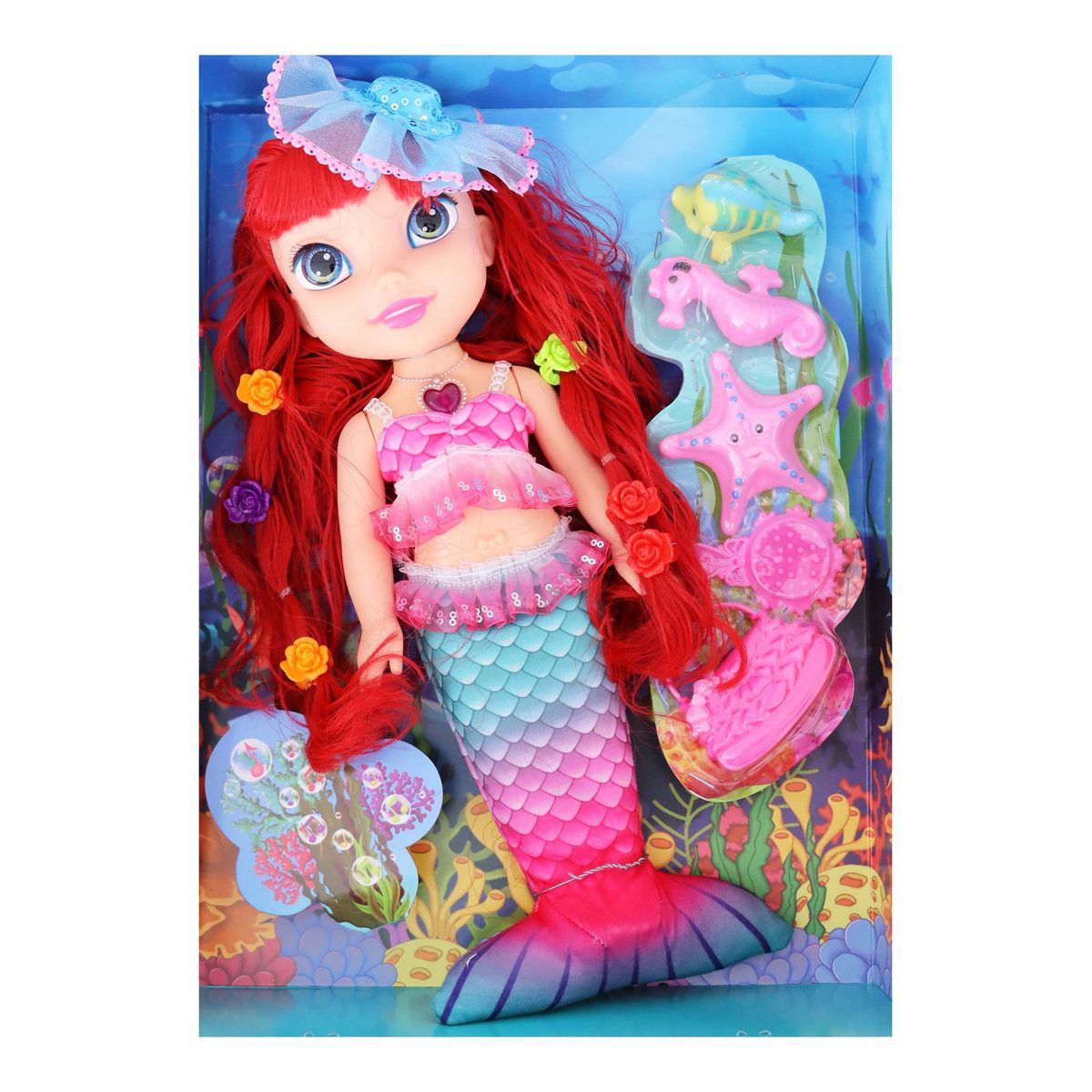 DAYOSHOP - Muñeca Princesa Sirena Luces Niña Sonido