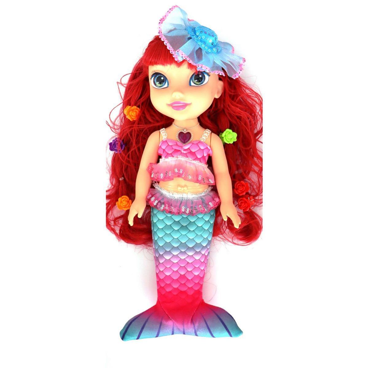 DAYOSHOP - Muñeca Princesa Sirena Luces Niña Sonido