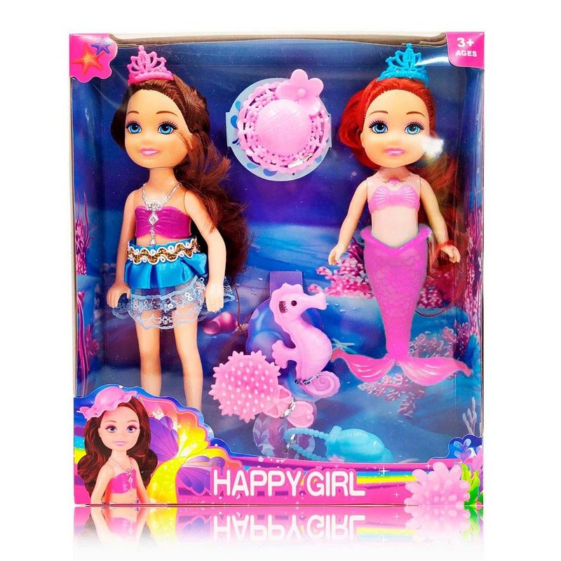 DAYOSHOP - Sirena Muñeca Juguetes Niñas Accesorios Niñas Peinar