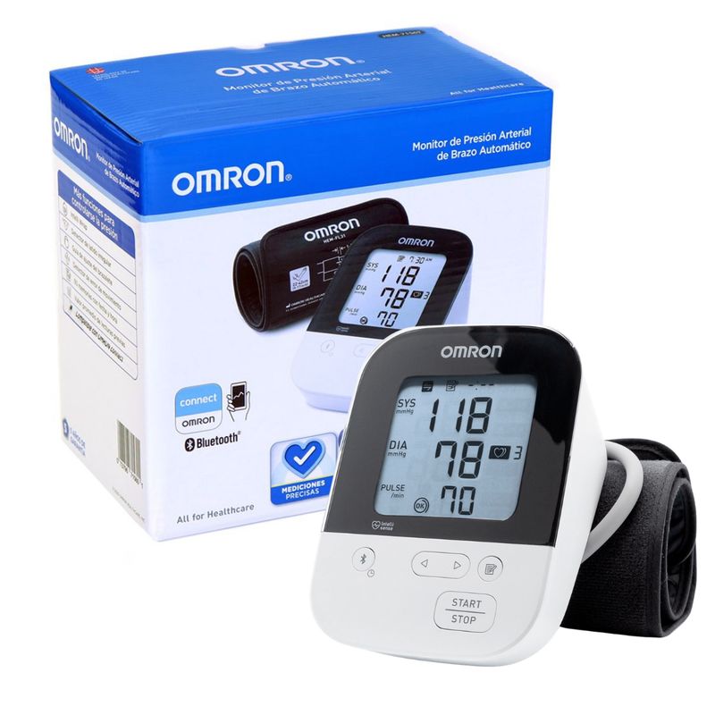 OMRON - Tensiómetro de brazo automático bluetooth omron hem7156t