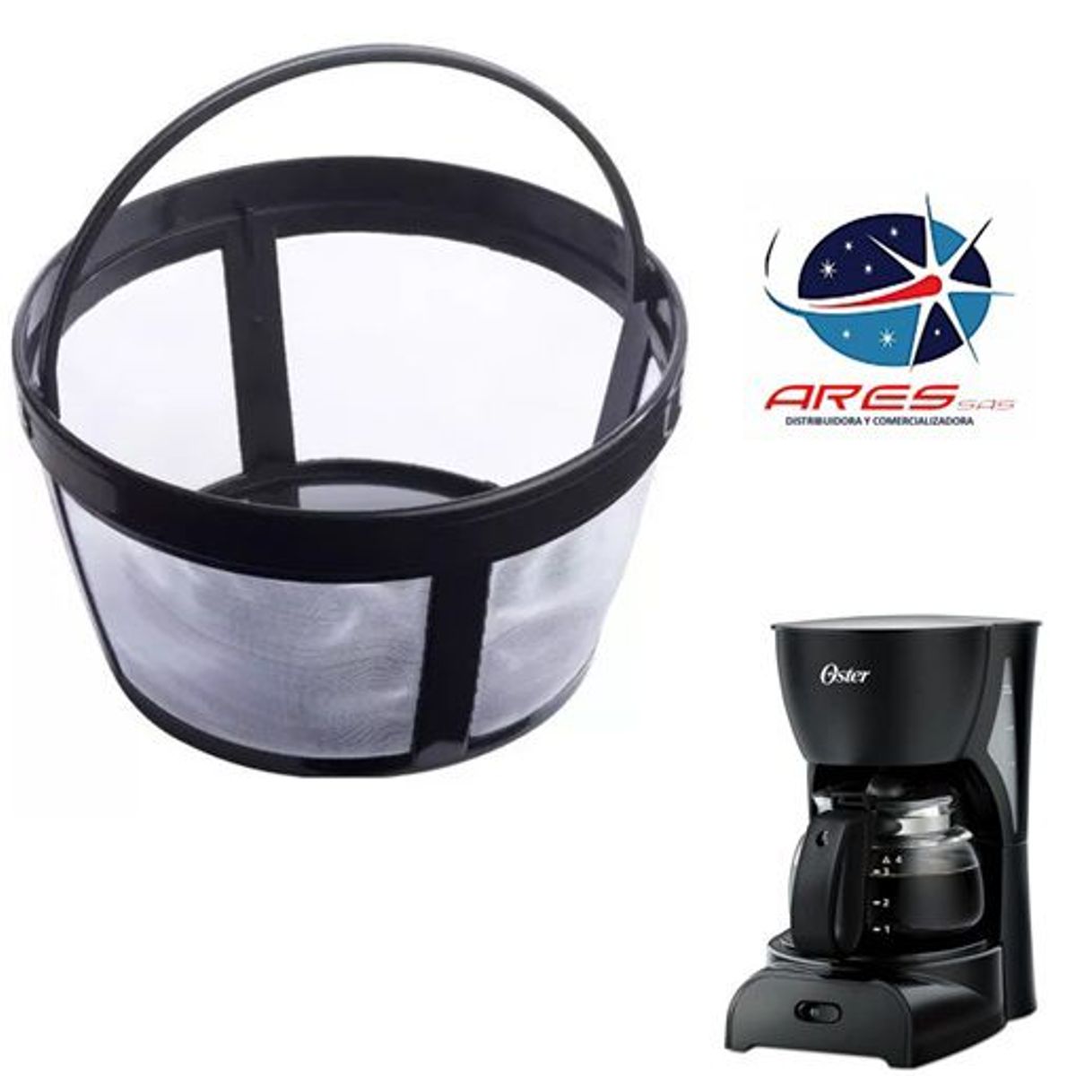 GENERICO - Filtro Permanente De4 A 6Tz Cafetera varias Marcas