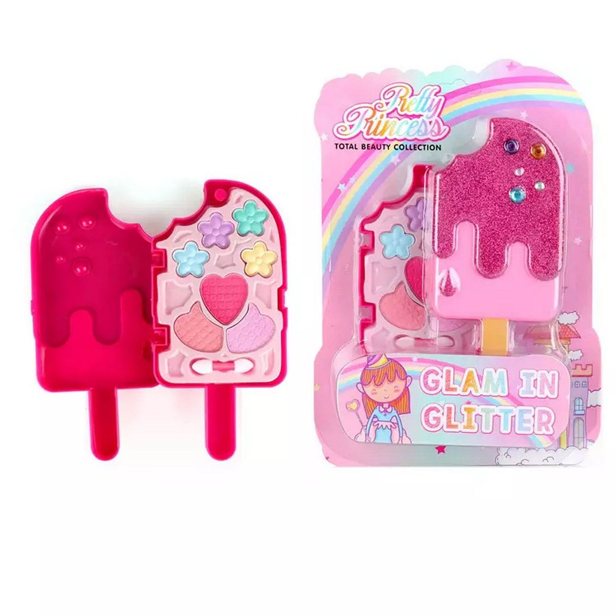 DAYOSHOP - Kit De Maquillaje Para Niñas Juguete Princesas Paleta