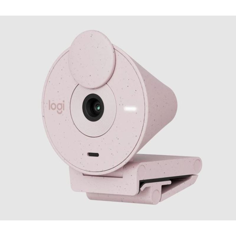 LOGITECH - Camara Logitech Brio 300 Webcam Full Hd Rightlight 2 Rosa