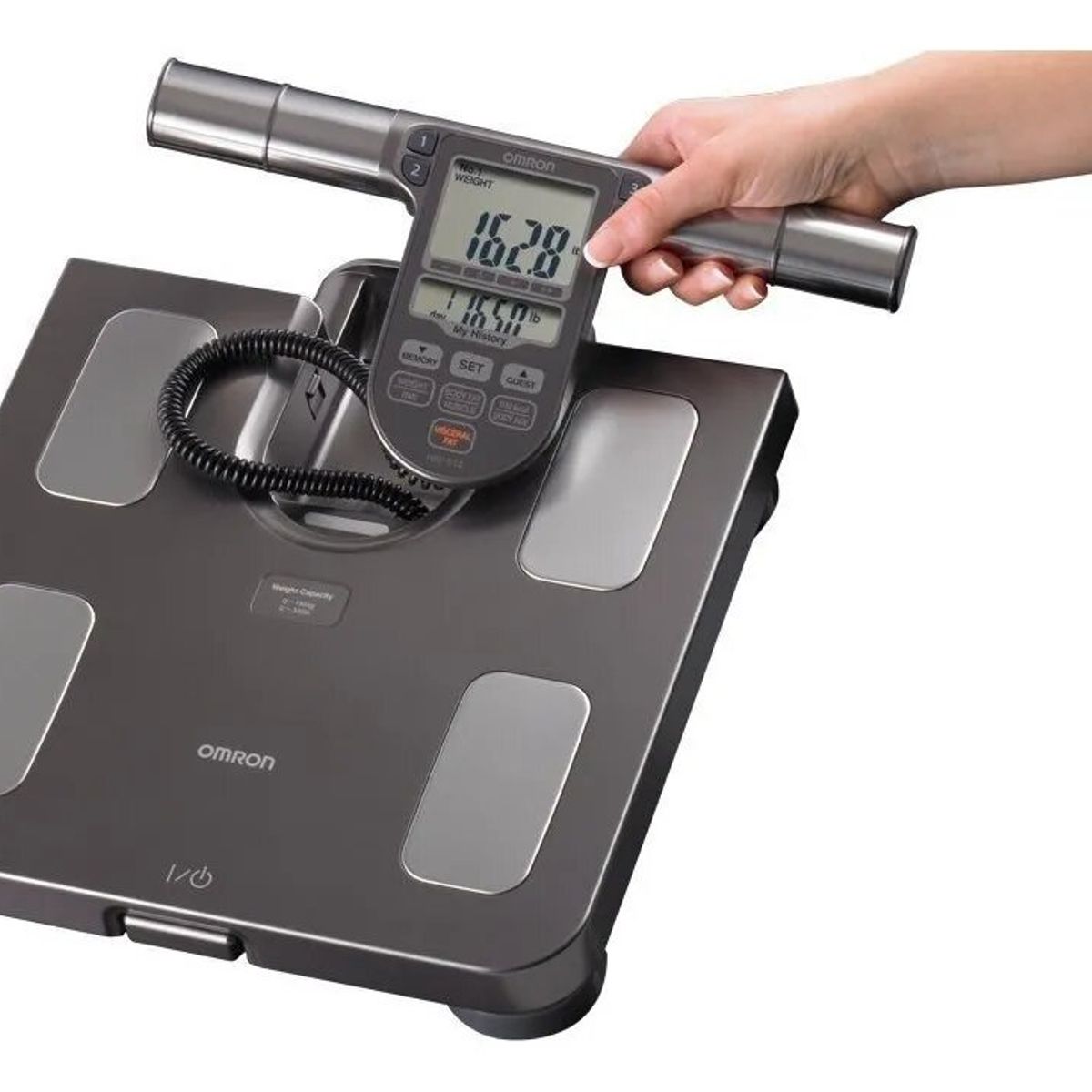 OMRON - Báscula Digital Omron Hbf-514c Gris