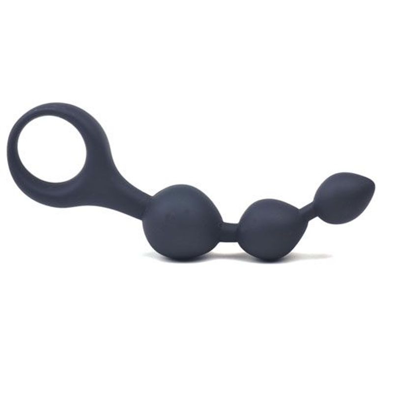LUST - Plug Anal Curvo Con Bolas Estimulantes